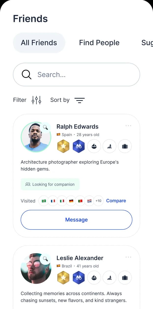 Friends + Chat